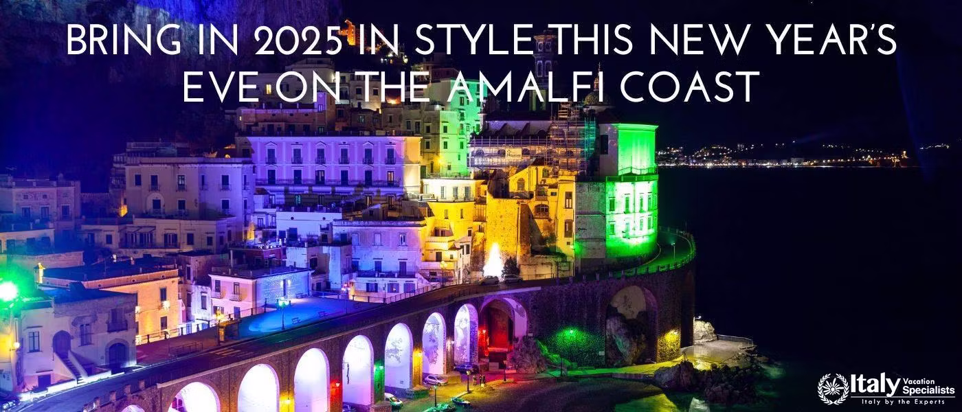 New Year on Italy's Amalfi Coast, Including Gala Dinner & Dance, Round Trip Transfers from Naples in Luxury Vehicle & Private Tour of the Amalfi Coast