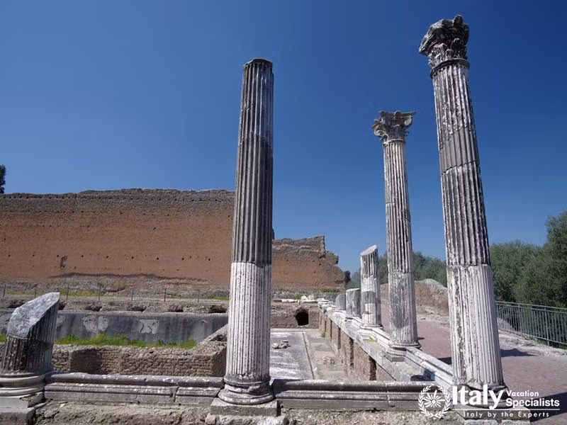 Tour to Tivoli and Hadrian's Villa from Civitavecchia private tour in Villa Adriana - Hadrian's Villa - Tivoli Italy with local guide