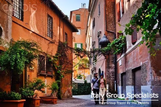 The Jewish Ghetto in Trastevere, Rome - Italy 
