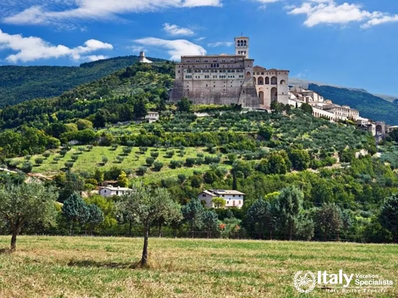 View of St. Francis at Assisi, Umbria, Italy