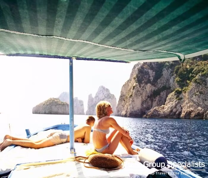 Enjoy a relaxed day sailing around the island of Capri! 