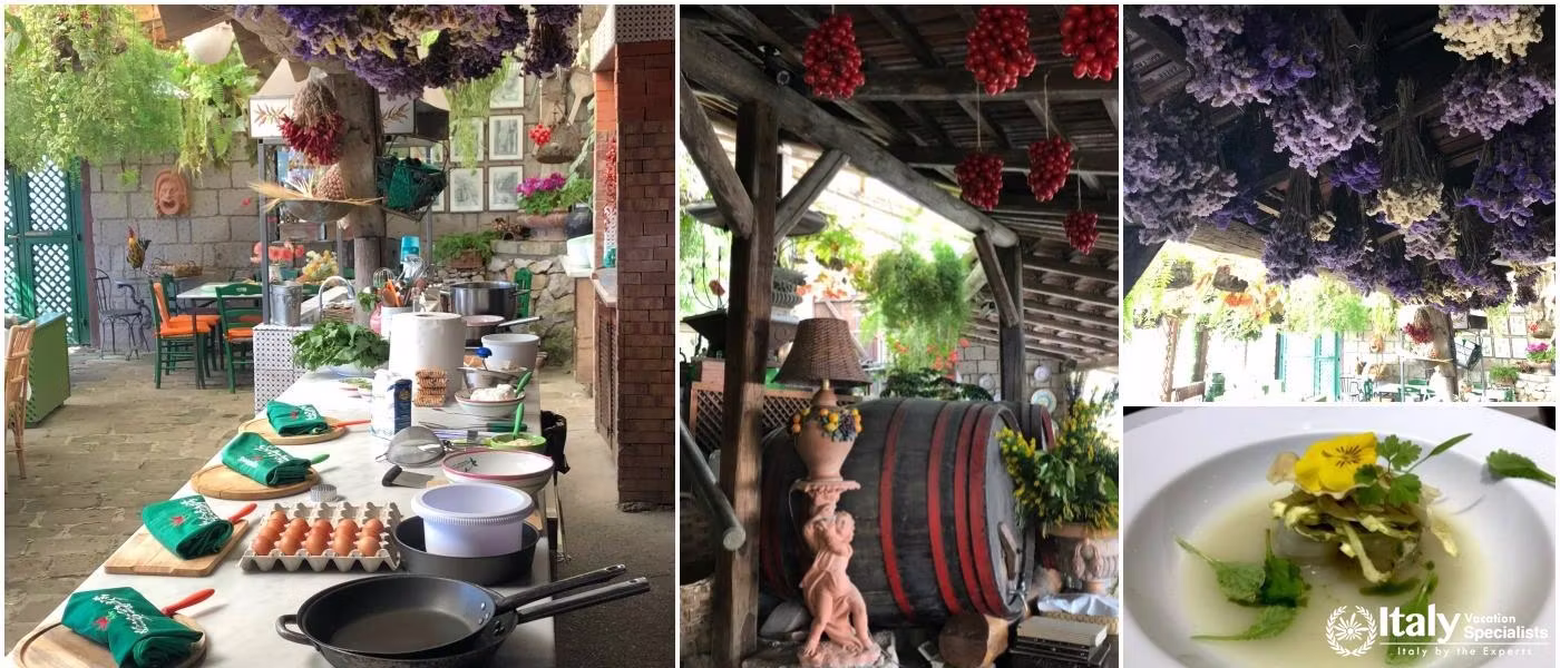 Cooking on the Amalfi Coast Organic Farm 