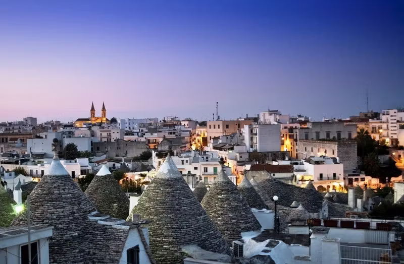 Full Day Puglia Experience including Alberobello, Martina Franca, Locorotondo & Polignano a Mare
