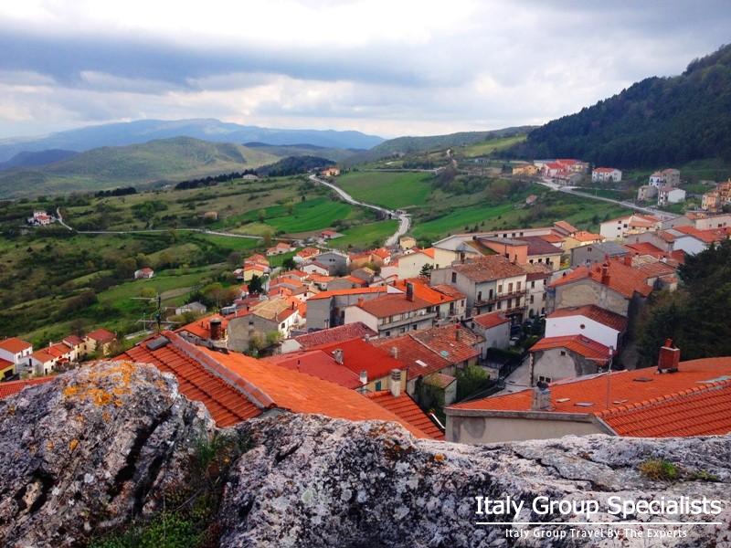 Pietrabbondante in the heart of the Molise Region 