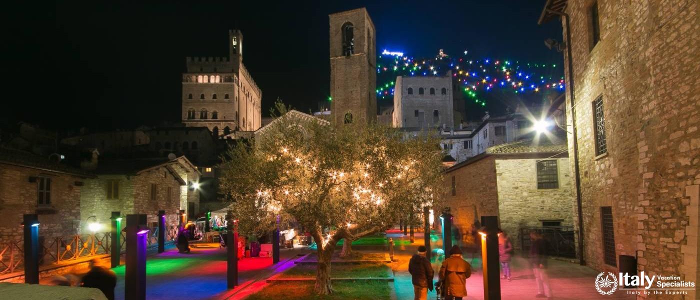 Gubbio at Christmas, Umbria 