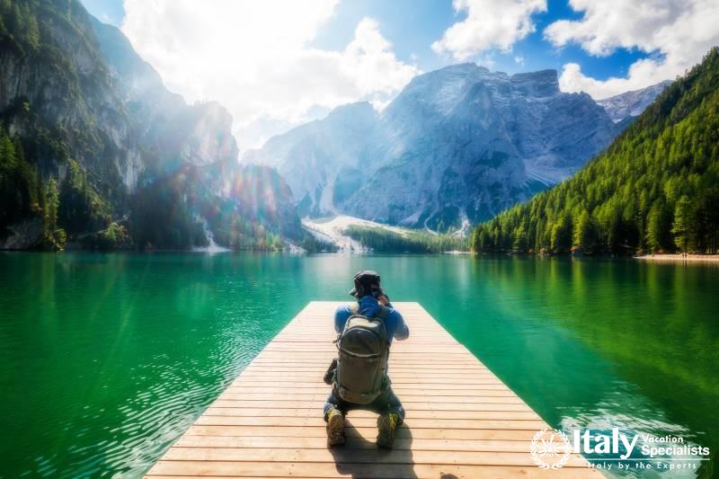 Experience Magnificent Lake Braies inside the Dolomite National Park 