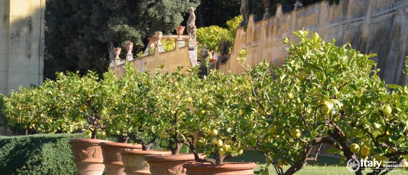 Inside Villa Gamberaia, Florence Tuscany 