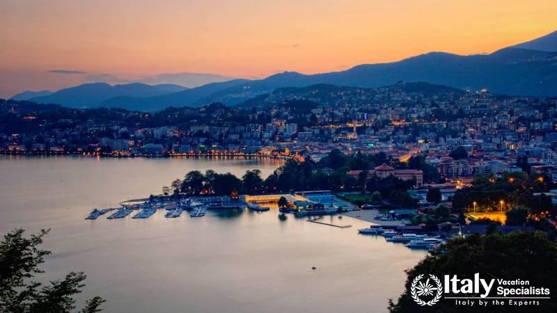 Beautiful view Tramonto Lugano