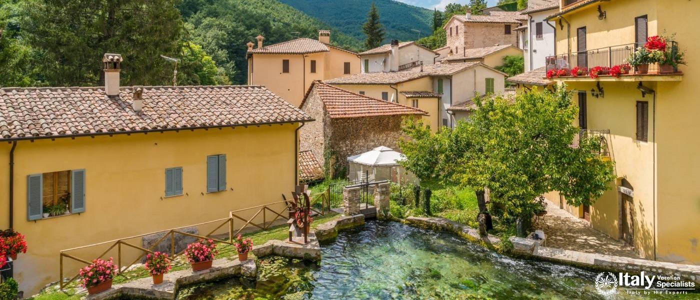 Visit Rasiglia, Umbria with Italy Vacation Specialists; Driver in Umbria 