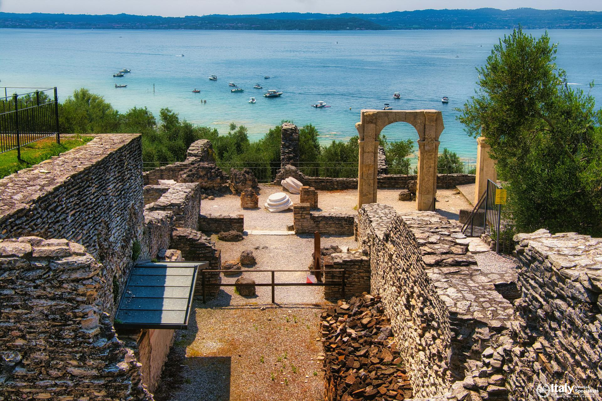 Sirmione Peninsula and Scaliger Castle on Lake Garda
