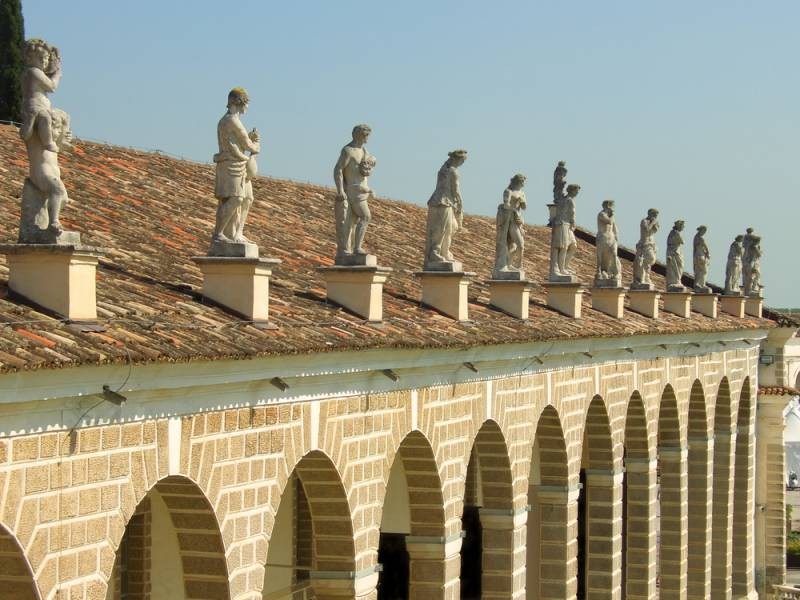 Friuli-Venezia Giulia, Italy -Villa Manin, porch, Udine Italy