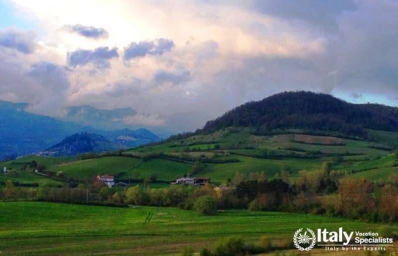 Countrisde of the Molise region in Southern Italy