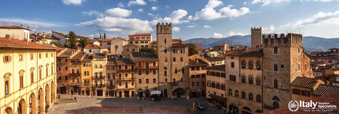 Arezzo - Town Centre, Etruscan City, Tuscany Italy 