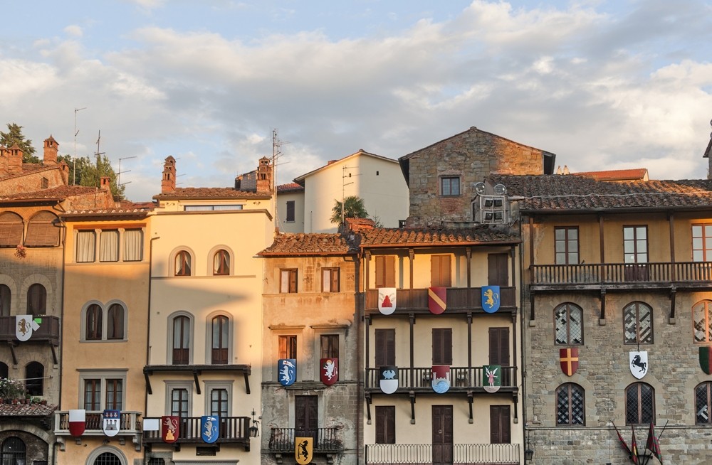 Arezzo, Tuscany - Medieval buildinigs 