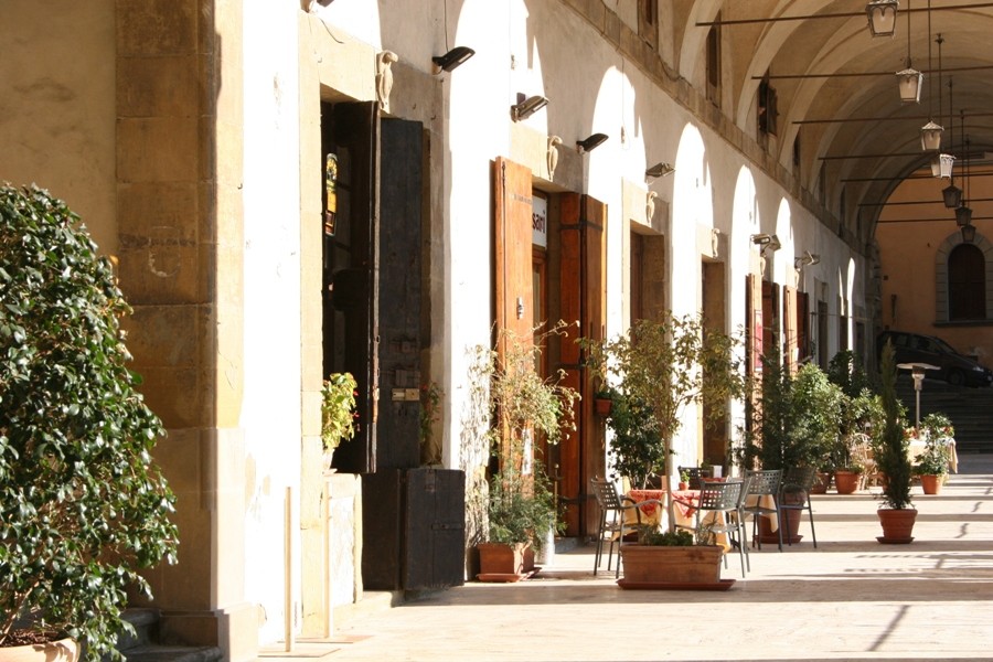 Arezzo Central Piazza, Tuscany 