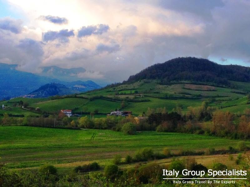 Countrisde of the Molise region in Southern Italy 