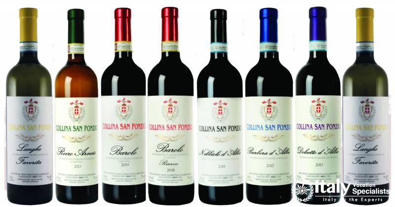 Own production of wine Barolo Barbera Barbaresco