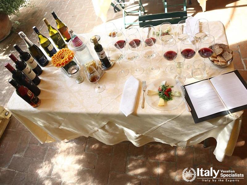Different type of wine available in Hotel Tenuta La Parrina 