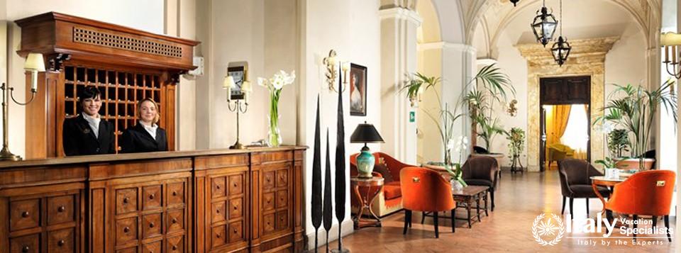 Reception in Grand Hotel Continental