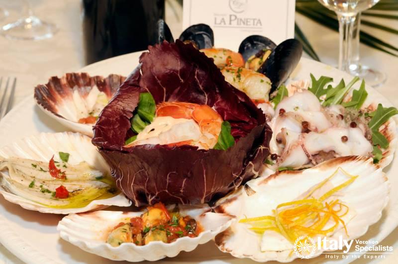 Amazing eatables in ristorante la pineta