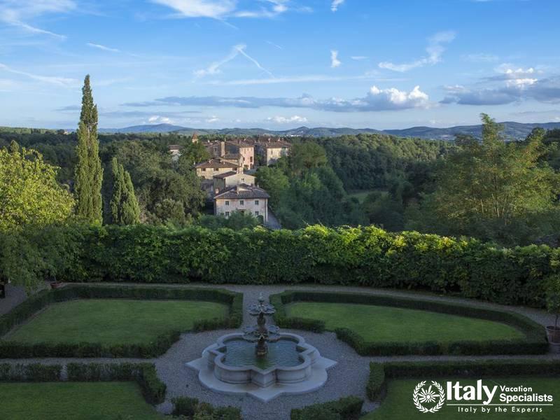 Garden in Relais & Chateaux il Borro