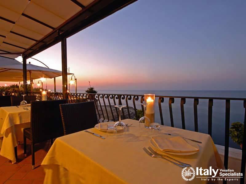 Amazing view from Il Bastione Restaurant, Polignano a Mare