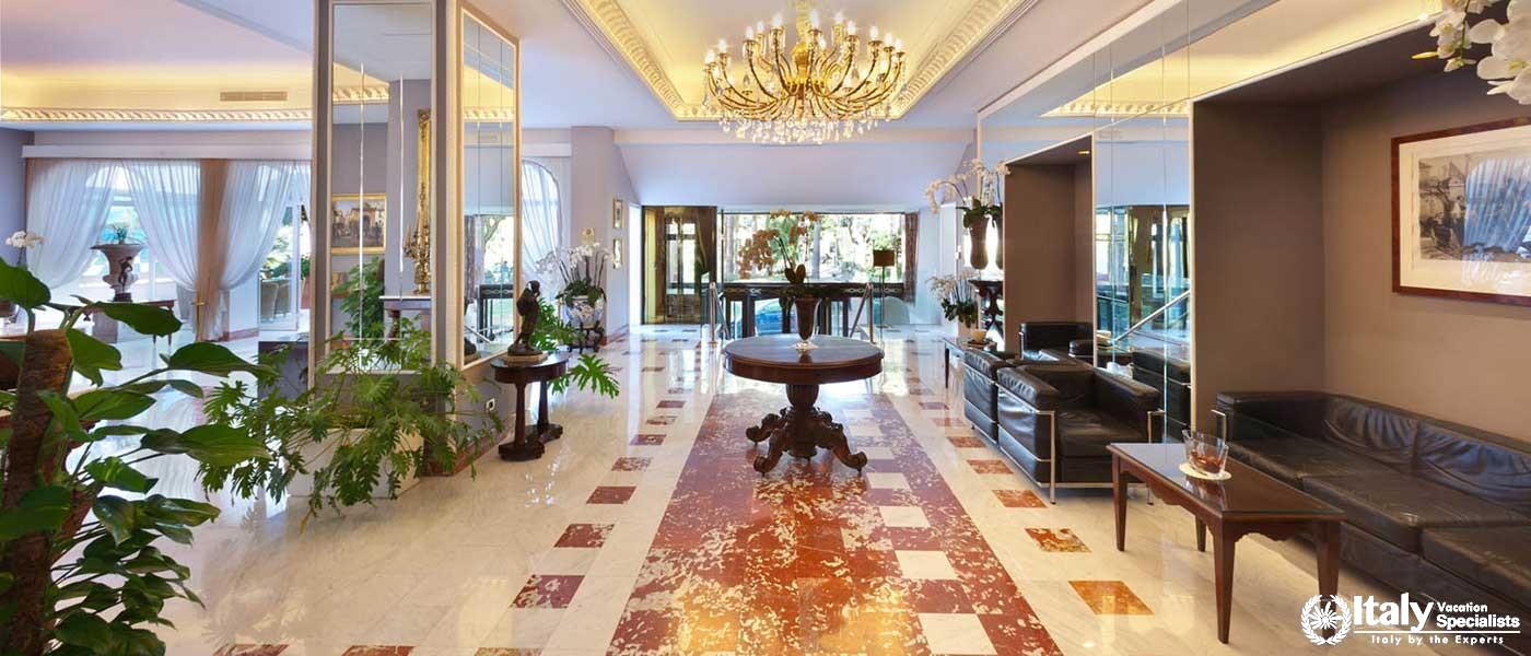 Amazing interior in Hotel Continental Sorrento