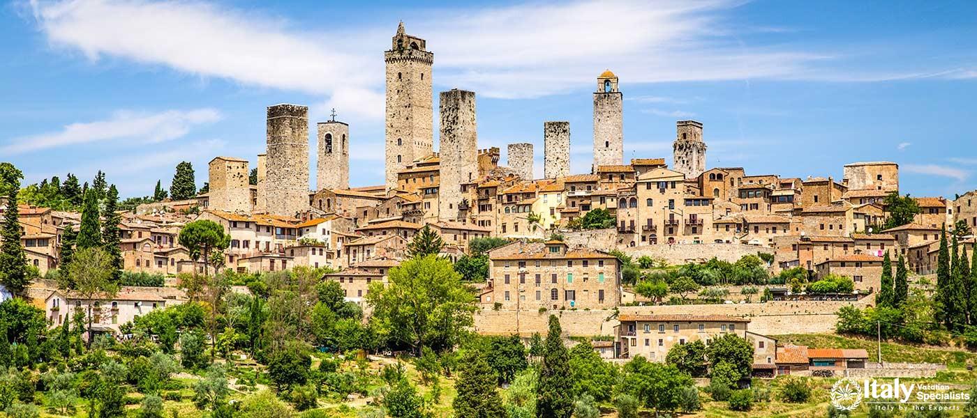 The beautiful towers of San Gimignano