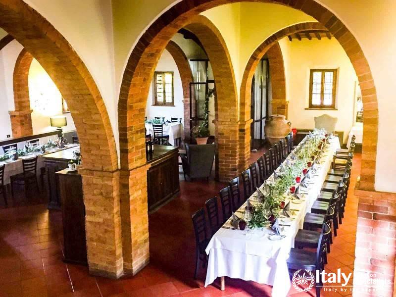 Dine in History at Relais La Chiusas Rustic Restaurant