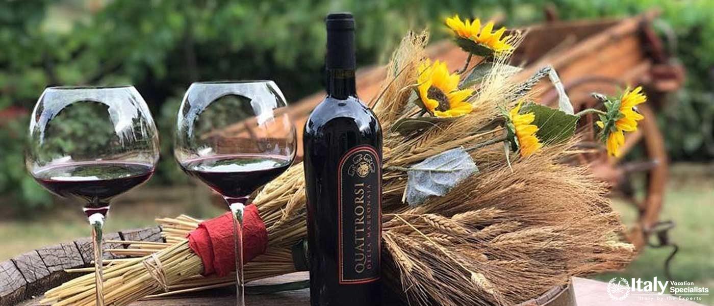 Celebrate the essence of Tuscany with Podere La Marronaiaâ€™s exceptional Quattrorsi wine.