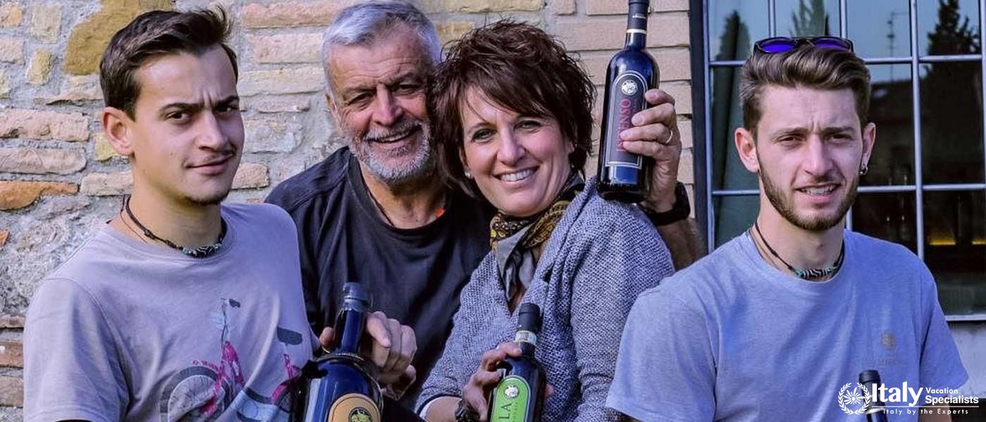 The passionate family behind Podere La Marronaiaâ€™s exceptional wines.