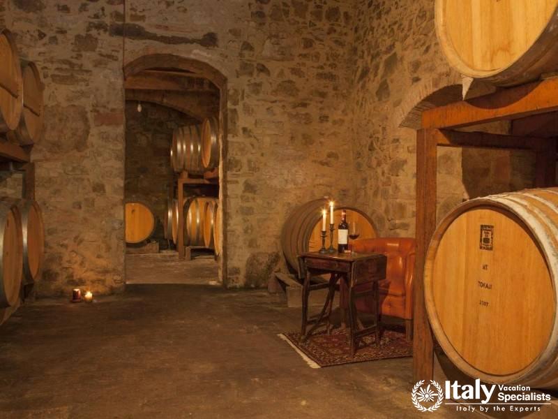 Explore the rich history of our winery with a visit to our atmospheric barrel cellar.