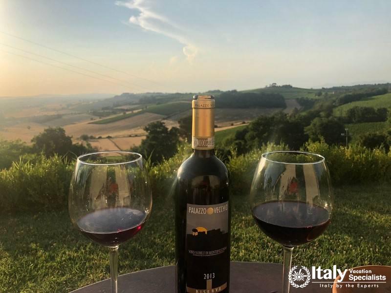 Relish the tranquility and stunning views of the vineyards while enjoying a glass of wine.