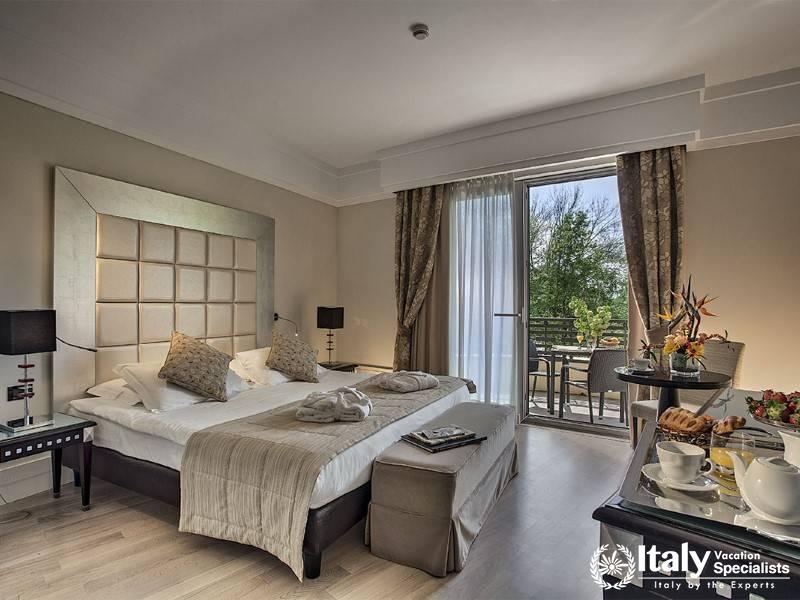 Start your day with a gourmet breakfast in our spacious, elegantly furnished room.