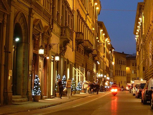 Via Tornabuoni, Front Enterance of Hotel, Florence  Via Tornabuoni, Front Enterance of Hotel, Florence