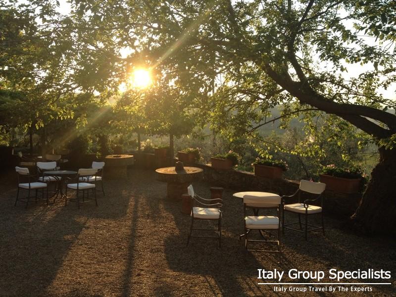 Gorgeous morning at the Villa Vignmaggio Estate in Tuscany 