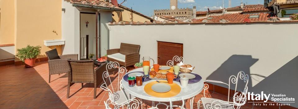 Outdoor sitting in balcony of Santa Maria Balcony