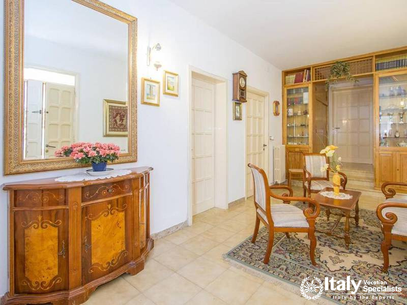 Cozy Living Room Setting at Villa Alimini in Otranto