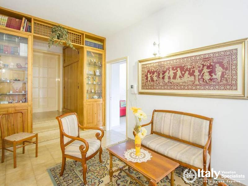 Cozy Living Room Setting at Villa Alimini in Otranto, Italy