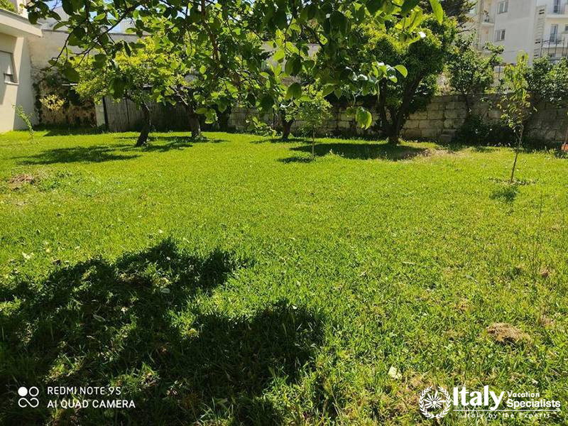 Lush Green Garden at Villa Alimini in Otranto, Italy