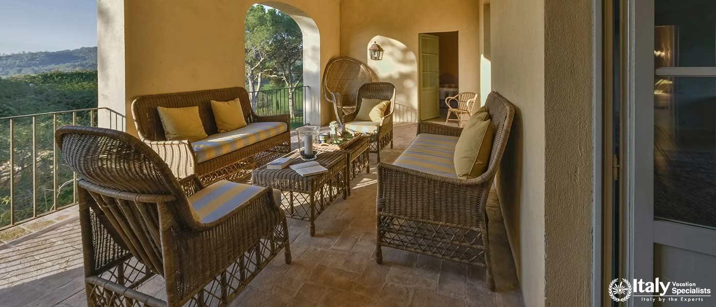 Amazing outdoor view from Villa La Casa Dellâ€™alba in Maremma