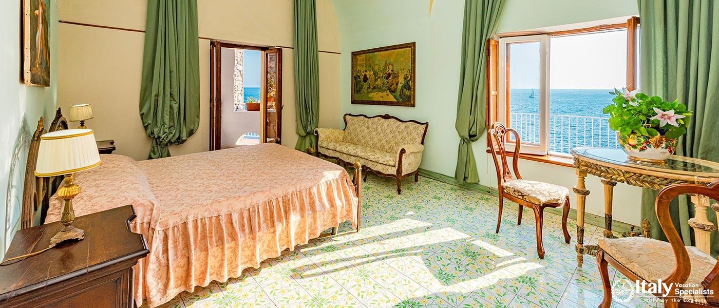 Amazing interior of Villa Bellissima Vista Mare in Italy 