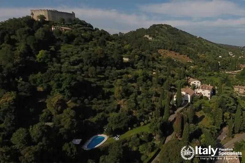 Drone-view of Bella Vista Villa