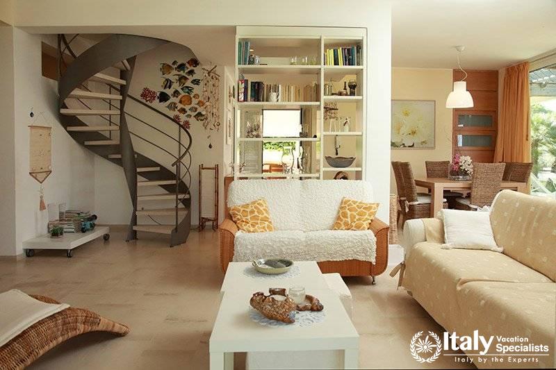 Sofas and sitting area in Casa Magica