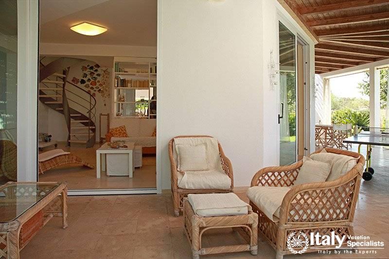 Sofas and sitting area in Casa Magica