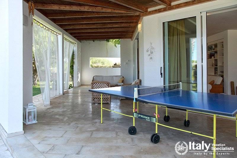 Table tennis and games in Casa Magica