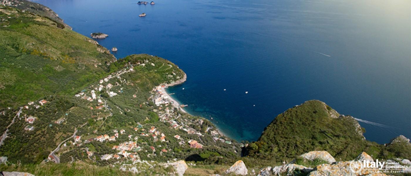 Paradise along the coast Amalfi landscape Italy