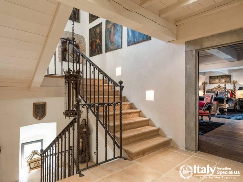 Stairways in the Villa Tezio