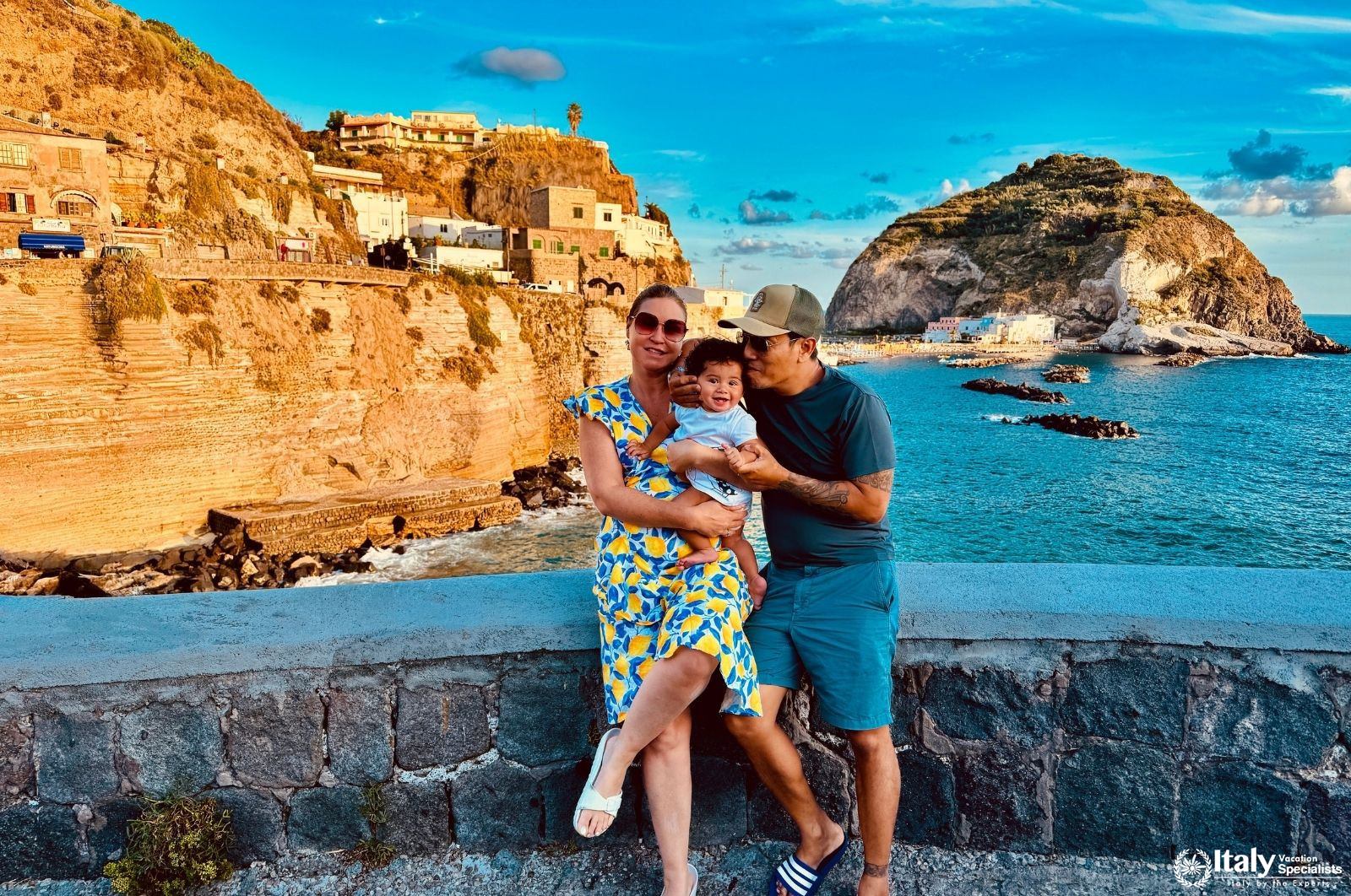 Family time in Italy for Royce and Jesse