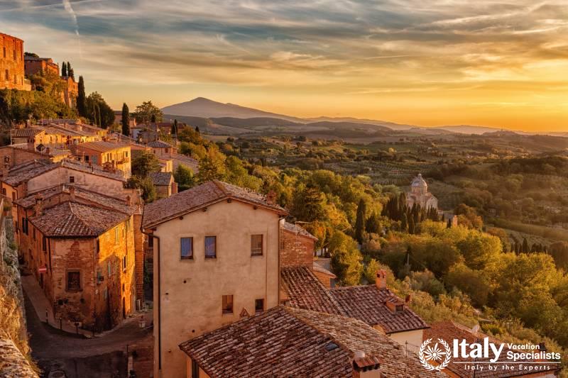 Sunset in Montepulciano